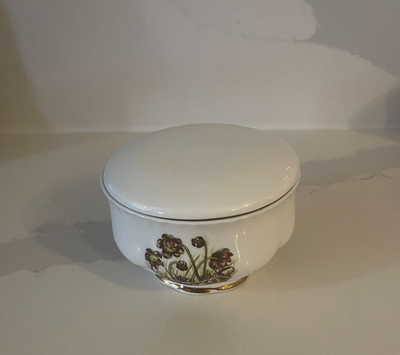 Trinket Box~Pitcher Plant~Bone China~Sugar Bowl~Made in England, View more
