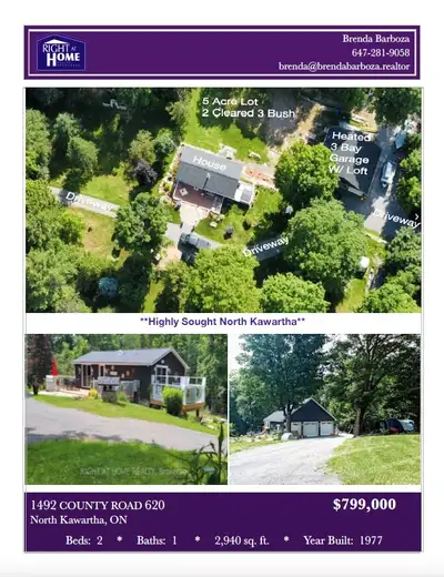 Open House June 7th 2PM to 4PM! Discover this Hidden Gem! Beautifully renovated 2-bedroom country ho...