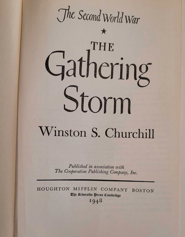 The Second World War in 6 Volumes by Winston Churchill. in Non-fiction in Mississauga / Peel Region - Image 4