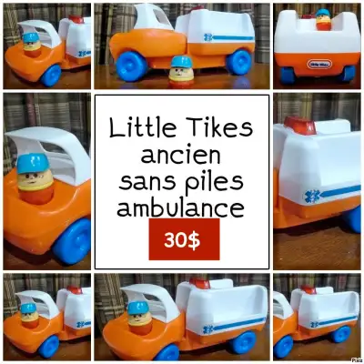 État D’occasion - comme neuf Tranche d’âges : 2 ans+ Personnage : Ambulancier 1.- Vintage Ambulance...