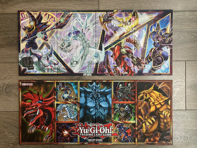 Lot of 2 - Konami YuGiOh Shonen Jump Trading Card Board Game Mat in Toys & Games in Oakville / Halton Region - Image 2