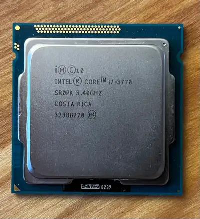 Intel core i7 3770 CPU, View more