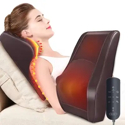 (New)Boriwat Back Massager Neck Massager with Heat, Shiatsu Mass, View more