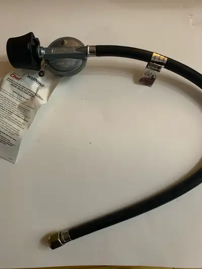 Brand New - Master Chef Universal BBQ Propane Hose & Regulator, 20-in $20 firm $36.99 at Canadian Ti...