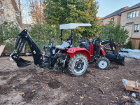 30 hp tractor w/ backhoe and shovel  ( BRAND NEW