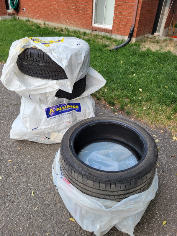 6 Tires/Pneus (4) Michelin + (2) Falken Tires & Rims Gatineau Kijiji