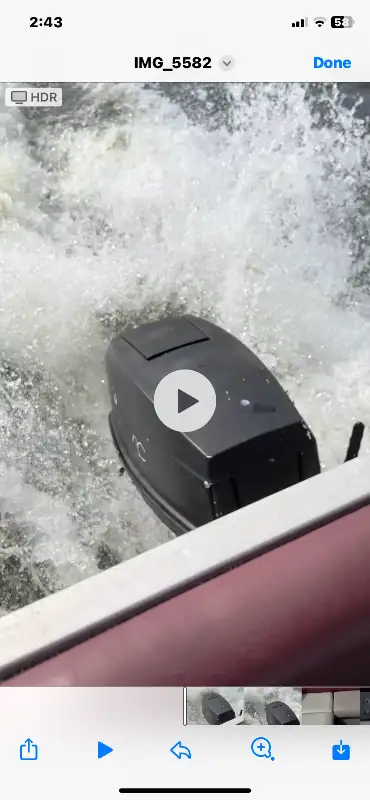 Boat motor 40 HP Johnson motor 1990’s 2 stroke