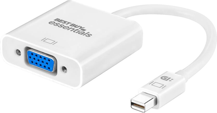 Best Buy essentials - Mini DisplayPort-to-VGA Adapter BE-PAMDV | Cables ...