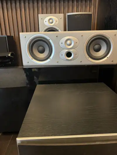 Polk audio home theatre speakers, View more