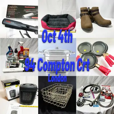 Wide selection of items at great prices. Includes electronics, commercial kitchen small wares, Chris...