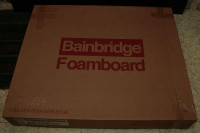 Uncut Bainbridge Black Foamboard 32"x40" 3/16" Thick (10 Sheets)