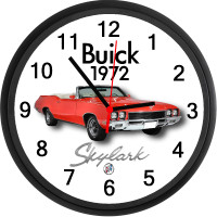 1972 Buick Skylark Custom Wall Clock - Brand New - Classic Car