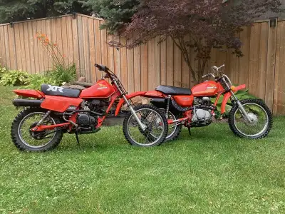 Honda XR 80 and Honda XL 75 1983 and 1977 both are in very good condition and run excellent. Will be...