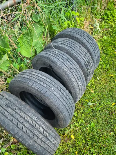$300 or best offer for a nice set of 4 tires. Plus a 5th one for a spare that has minor inner wear o...