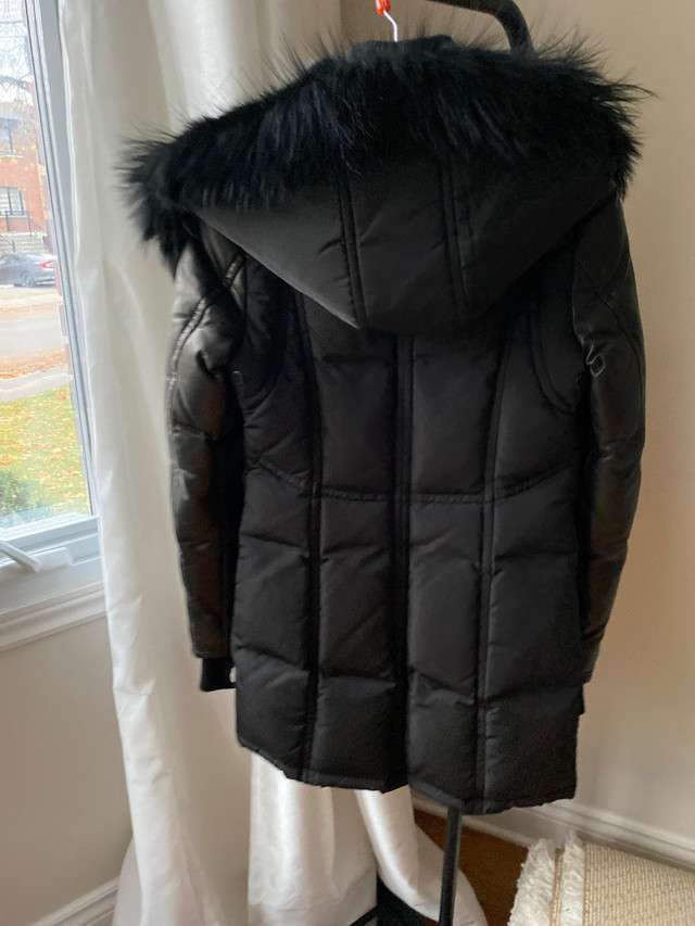 Rudsak (Grace) back down coat with leather sleeves dans Femmes - Hauts et vêtements d'extérieur  à Ville de Montréal - Image 4