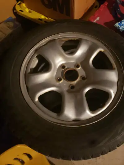 I'm selling a set of four winter tires on rims, size P215/55R17, that will fit Honda HRV, CRV, and o...