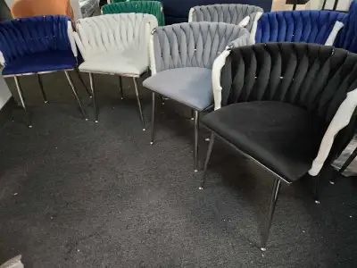 Brand New Dining Chair w/ Chrome Legs , View more