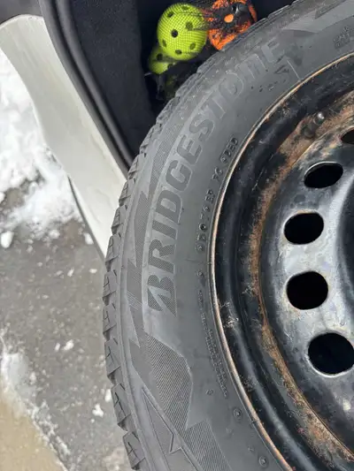 Good used condition tires. 4 winter tires of the Hyundai Tucson but will fit other vehicles requirin...