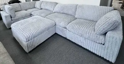 Comfortable L-Shaped Sectional Couch – Modern Corner Sofa, View more