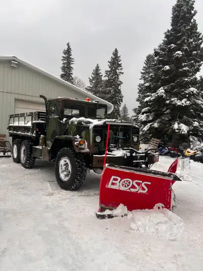 M925A1 outfitted with a Boss and 10ft Vplow. Only 3200 miles. Open any road, anytime of year. Rifle...