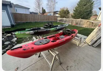 This Wilderness Systems Ride 135 kayak is a high-performance, stable sit-on-top fishing kayak design...