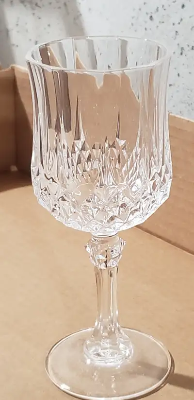 Longchamp crystal wine glasses, View more