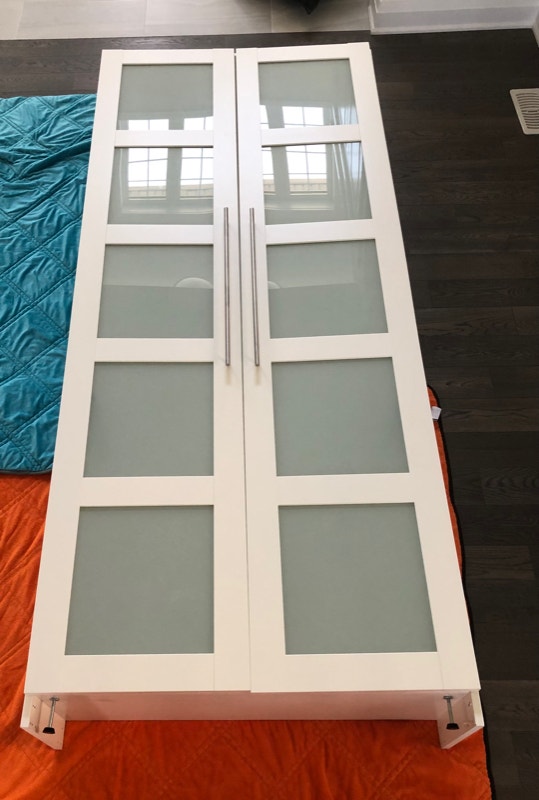 IKEA Pax Wardrobe with Bergsbo Doors Bookcases & Shelving Units