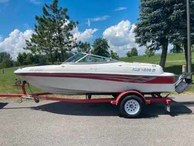 2000 Four Winns Horizon 170 with colour matching Four Winns trailer 17 for bowrider 3 liter Volvo en...
