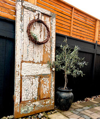 Old Wood Vintage Barn Door Indoor  / Outdoor