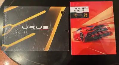 Own a piece of Lamborghini history with this 2019 collector's set, featuring a brochure for the Lamb...