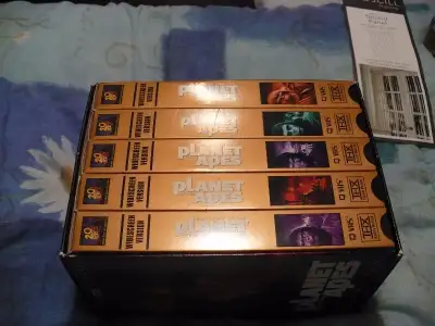 planet of the apes vhs collection, includes battle for the planet of the apes , beneath the planet o...