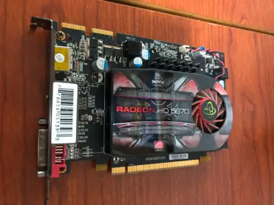 HD-567X-ZNF3 - XFX Radeon HD 5670 1GB DDR5 PCI Express 2.1 HDMI/ Displayport Video Graphics Card BRA...