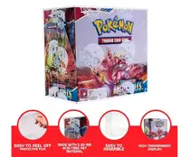 FLASH SALE - Pokemon Booster Box Display Cases (5x)