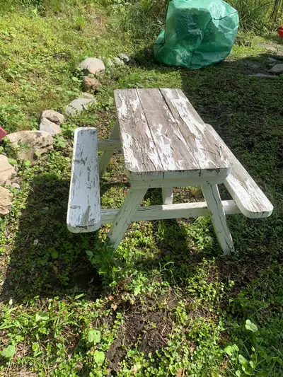 picnic table -kid sized, View more