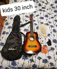 ADM Beginner kids Acoustic Classical Guitar 30" with carry case
