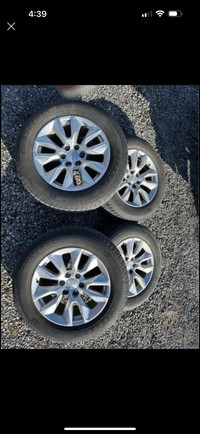 Chevrolet 20 inch aluminum rims with tires