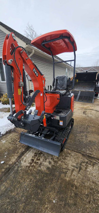 Mini excavator for rent pick up or delivery available 
