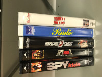 VHS Spy Kid,  Inspector Gadget, Paulie, Honey I Shrunk the Kids