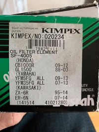 Filtre à huile KIMPEX - Vesrah - 020234 neuf