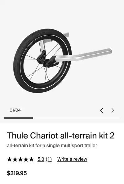 Thule Chariot Single Jogging Kit ‍♀️, View more
