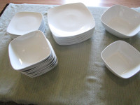 DINNERWARE SET 8 settings plus 2 serving bowls