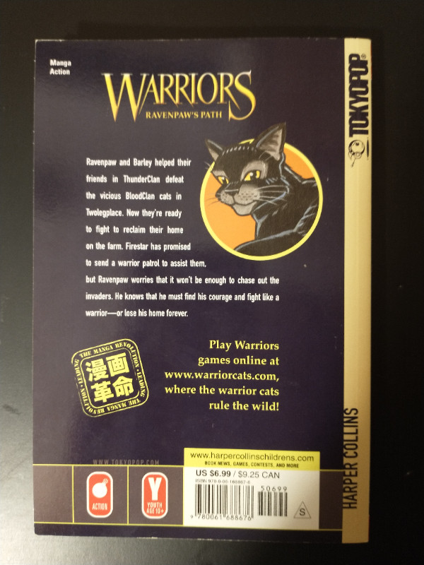 Ravenpaw's Path Vol 1 & 3 - Warriors in Comics & Graphic Novels in North Bay - Image 4