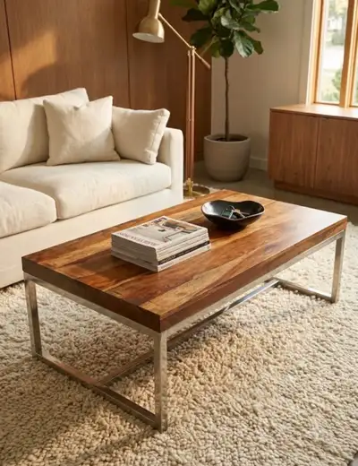 Solid Wood Coffee Table, View more