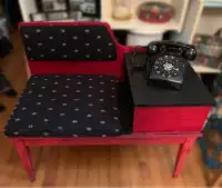 Refurbished Antique Telephone Table