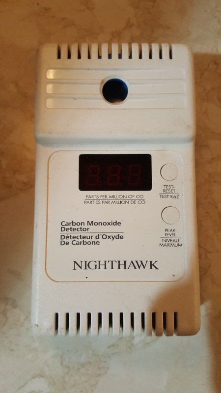 Nighthawk 120v hardwired carbon monoxide detector in Security Systems in Chatham-Kent