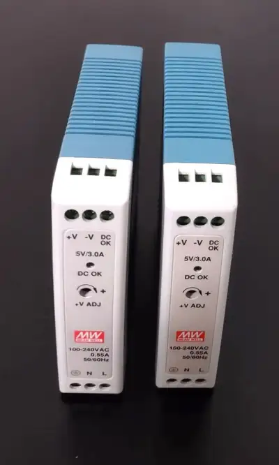 MW Power Supply MDR-20-5, 5V, 3A, View more