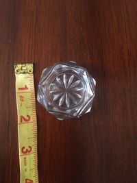 Vintage crystal salt cellar 