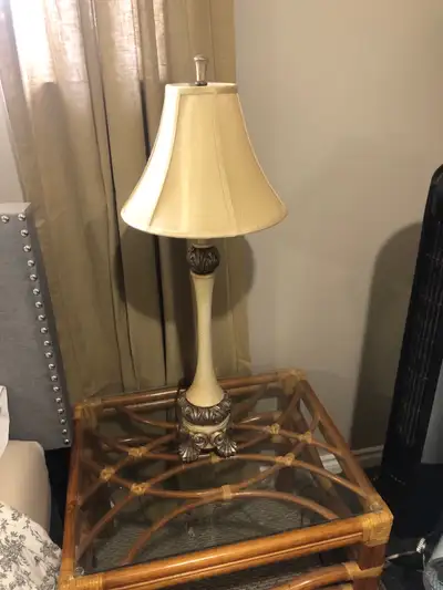 Antique table lamp, View more