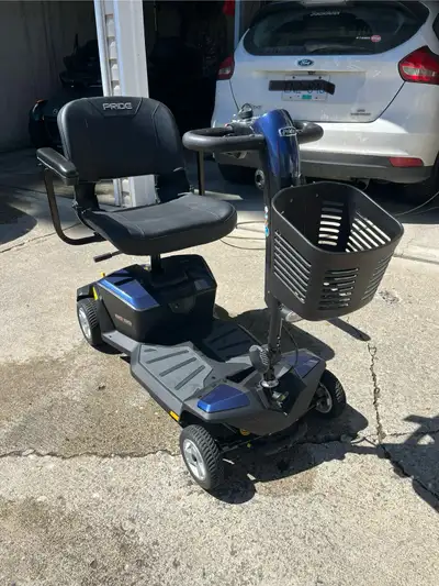 Selling a like-new 2023 Pride Go Go LX mobility scooter, a reliable and compact solution for enhance...
