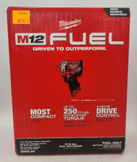 Milwaukee M12 Fuel 1/2" Stubby Impact Wrench *Brand New in Box*